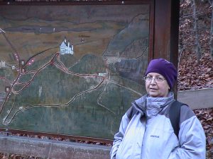 Before setting out on our hike in the foothills of the German Alps, we stopped to check out the trail map.